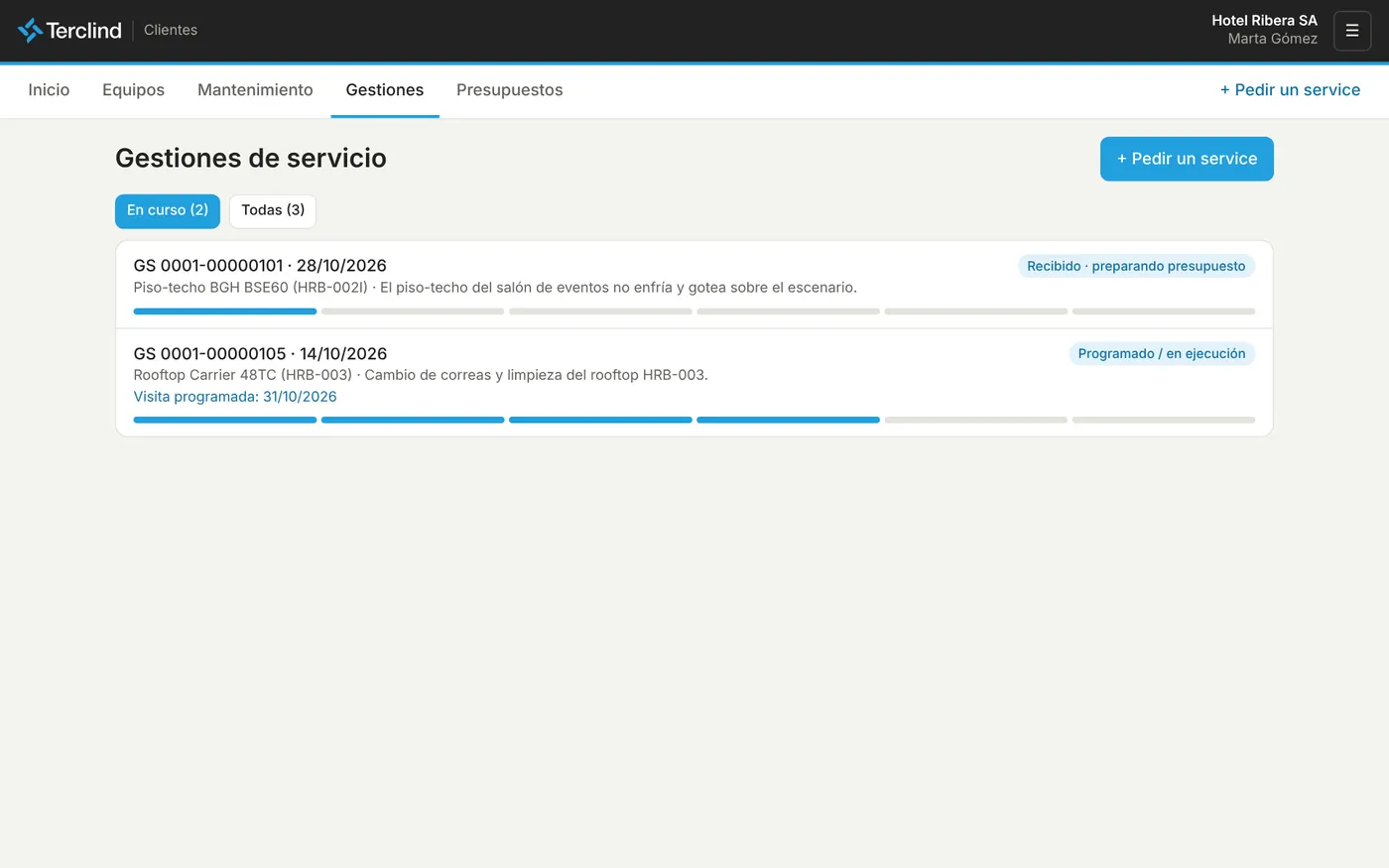 Gestiones en curso.